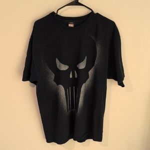Marvel Punisher Black Tee Men's Large L